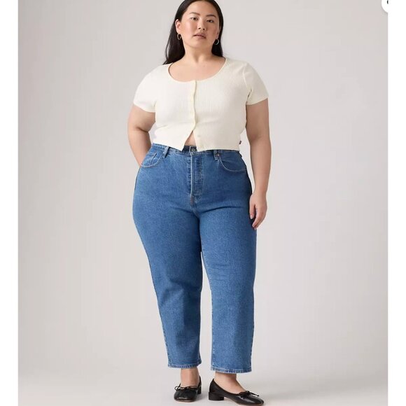 Levi's Premium Ribcage Straight Ankle Women's Jeans (plus Size) 22W - Picture 5 of 6